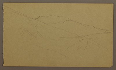 Dessin, paysage, mai-août 1865 - Frederic Edwin Church