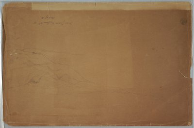 Dessin, Paysage près de Guaranda, Équateur, 4 juin 1857 - Frederic Edwin Church
