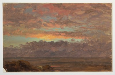 Dessin, Vue sur la vallée de l