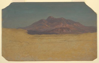 Dessin, paysage de montagne, 1868 - Frederic Edwin Church