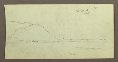 Dessin, Montagne surplombant l
