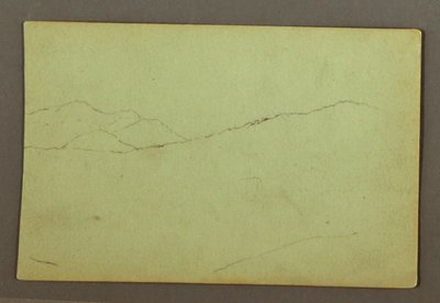 Dessin, Pics montagneux, peut-être 1856 - Frederic Edwin Church