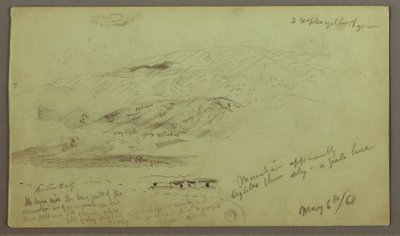 Dessin, étude au bord d
