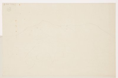Dessin, mont Katadhin, Maine, 1870-78 - Frederic Edwin Church