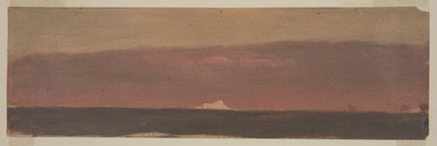 Dessin, paysage marin avec iceberg, 1859 - Frederic Edwin Church