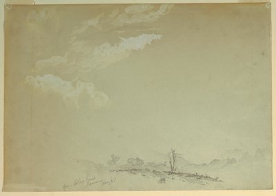 Dessin, croquis, Bloxburgh, Jamaïque, 1865 - Frederic Edwin Church