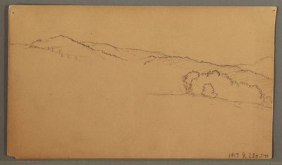 Dessin, étude du ciel, peut-être 1873 - Frederic Edwin Church