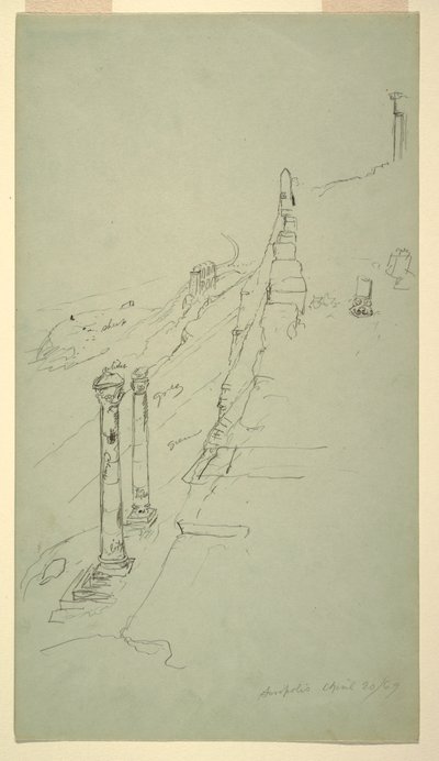 Dessin, côté sud de l