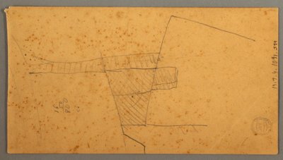 Dessin, Bateau à vapeur, étude du ciel, 30 juin 1866 - Frederic Edwin Church