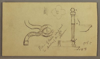 Dessin, études de pièces de table, peut-être 1868-69 - Frederic Edwin Church