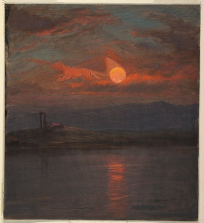 Dessin, Le Chariot du Soleil Fantaisie, probablement 1868-69 - Frederic Edwin Church