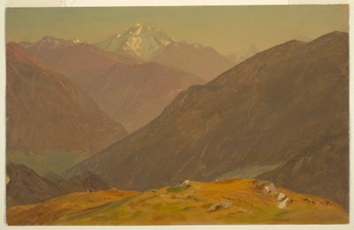 Dessin, The Goell, près de Berchtesgeden, 1868 - Frederic Edwin Church