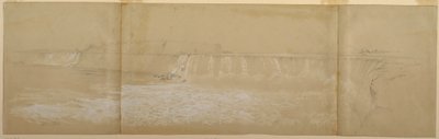 Dessin, Les chutes du Niagara, septembre ou octobre 1856 - Frederic Edwin Church