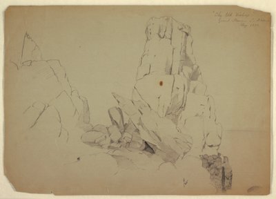 Dessin, "The Old Bishop", septembre 1851 - Frederic Edwin Church