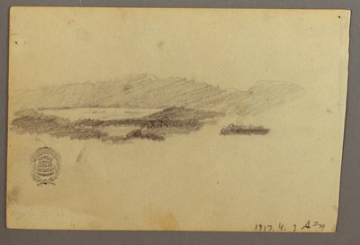 Dessin, Arbres, juillet 1844 - Frederic Edwin Church