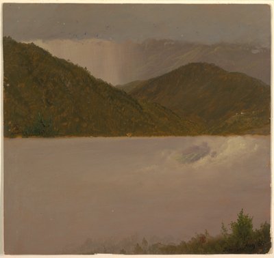 Dessin, Deux études de nuages et de sommets, août 1865 - Frederic Edwin Church