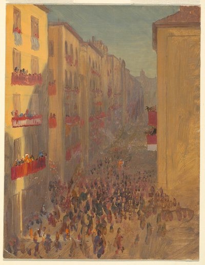 Dessin, Vue de Beyrouth ( ), 1869 - Frederic Edwin Church