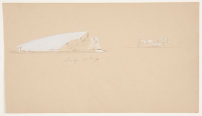 Icebergs flottants - Frederic Edwin Church