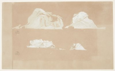 Icebergs flottants - Frederic Edwin Church