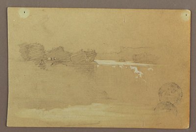 Pointe Hennequin et les chutes américaines, rivière Niagara - Frederic Edwin Church