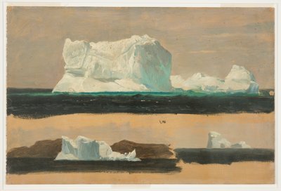 Icebergs, Twillingate - Frederic Edwin Church