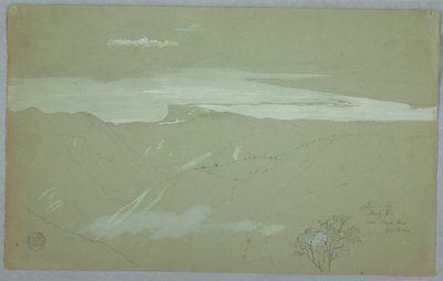 Côte et ciel jamaïcains vus près du capitaine Kent, Bellevue, Jamaïque - Frederic Edwin Church