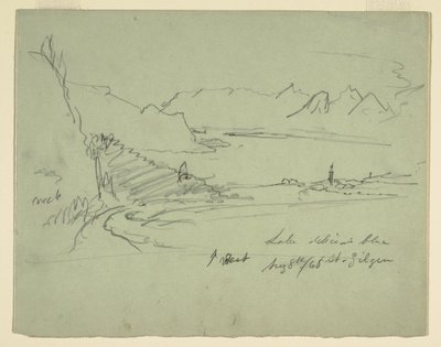 Paysage en Autriche, 5 août 1868 - Frederic Edwin Church