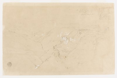 Paysage avec le mont Purese, Colombie - Frederic Edwin Church