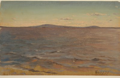 Côte du Maine, vagues - Frederic Edwin Church