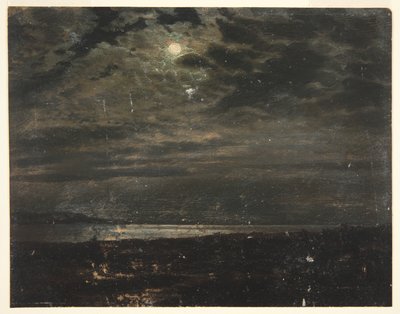 Côte au clair de lune (Possiblement Maine) - Frederic Edwin Church