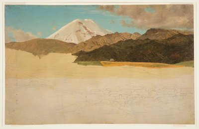 Mont Chimborazo et Guaranda, Équateur - Frederic Edwin Church