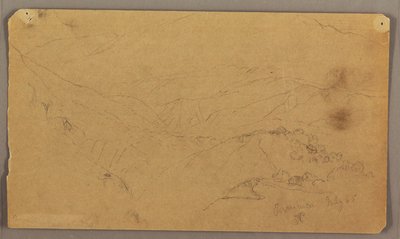 Paysage de montagne, Jamaïque - Frederic Edwin Church