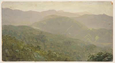 Paysage de montagne, Jamaïque - Frederic Edwin Church