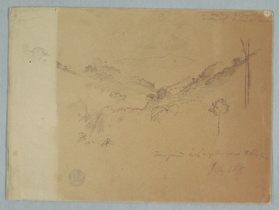 Paysage de montagne près de Jorje, Équateur - Frederic Edwin Church