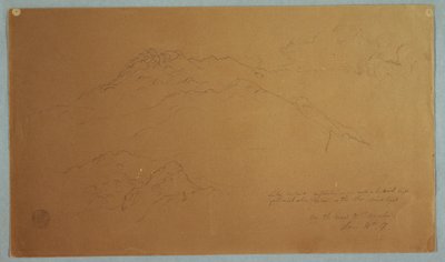 Paysage de montagne sur la route de Mocho, Équateur - Frederic Edwin Church
