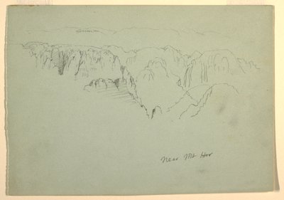 Montagne, Wady el-Arabah, 23 février 1868 - Frederic Edwin Church