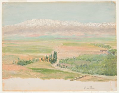 Montagnes près de Baalbec - Frederic Edwin Church