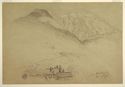 Monts Goell et Brett près de Berchtesgaden, Bavière - Frederic Edwin Church