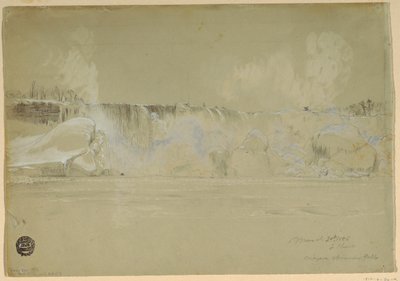 Chutes du Niagara sous la neige, depuis le nord-ouest - Frederic Edwin Church