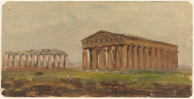 Paestum, temple de Neptune - Frederic Edwin Church