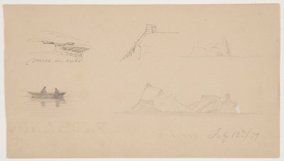 Croquis du Labrador - Frederic Edwin Church