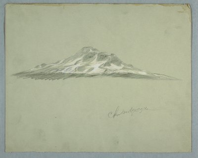 Sommet enneigé du mont Chimborazo, Équateur - Frederic Edwin Church
