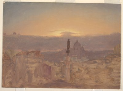 Basilique Saint-Pierre depuis le Pincio, Rome - Frederic Edwin Church