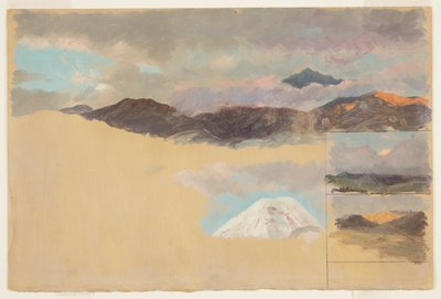 Études du mont Chimborazo, Équateur - Frederic Edwin Church