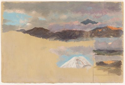 Études du Mont Chimborazo, Équateur - Frederic Edwin Church