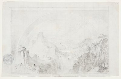Étude pour "Saison des pluies sous les tropiques" - Frederic Edwin Church