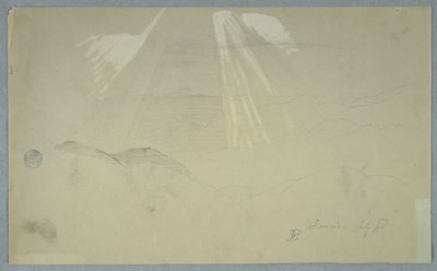 Rayons de soleil venant d