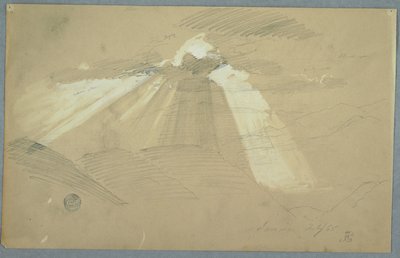 Soleil brillant à travers les nuages, Jamaïque - Frederic Edwin Church