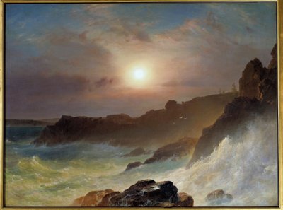 Lever de soleil sur la côte du Maine aux États-Unis en 1863 - Frederic Edwin Church