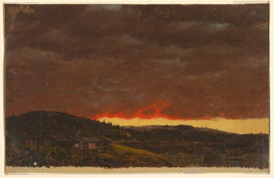 Coucher de soleil, vallée de l